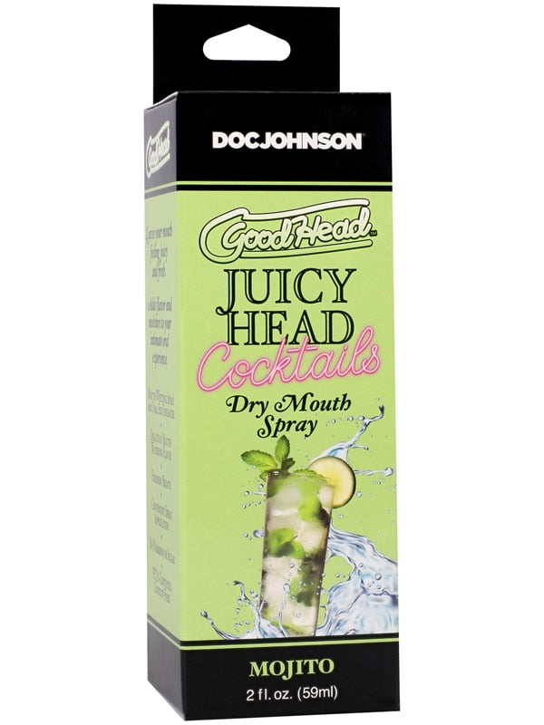 GoodHead Juicy Head Cocktails Dry Mouth Spray Mojito 2 fl. oz Doc Johnson
