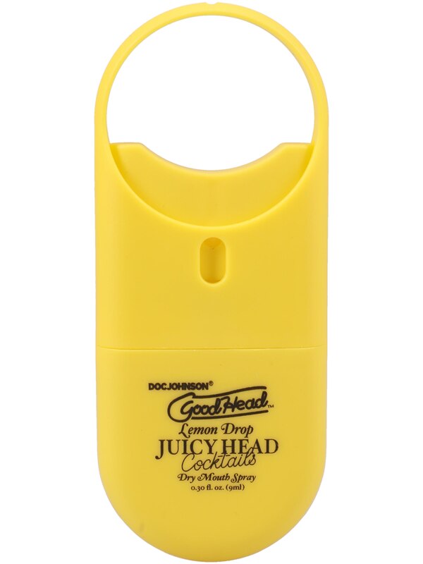 GoodHead Juicy Head Cocktails Dry Mouth Spray To-Go Lemon Drop .30 fl. oz Doc Johnson