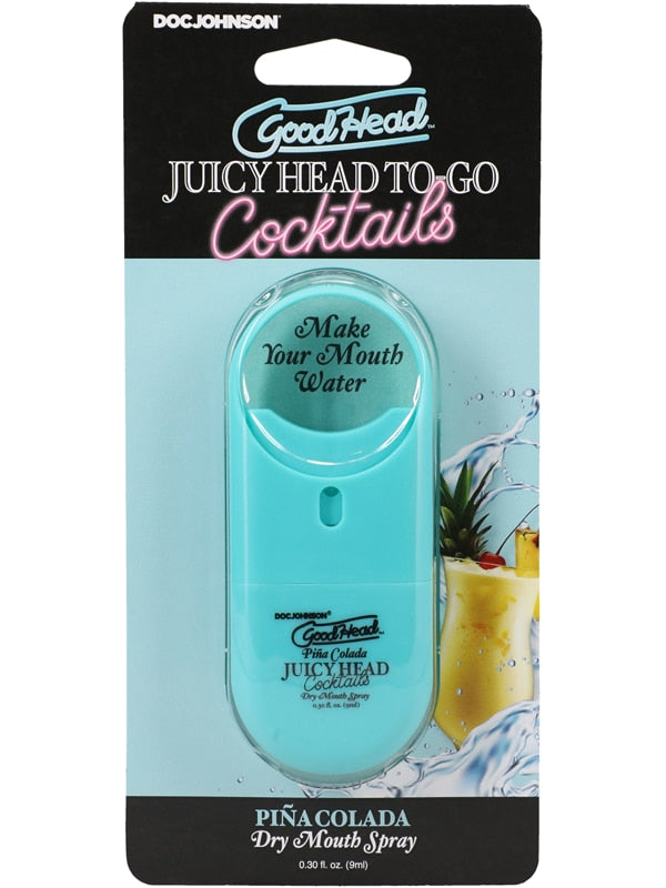 GoodHead Juicy Head Cocktails Dry Mouth Spray To-Go Pina Colada .30 fl. oz