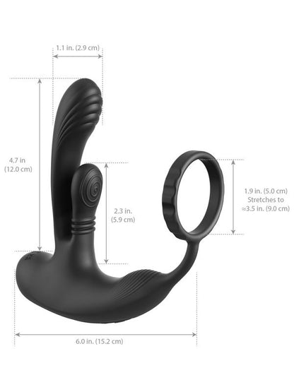 Anal Fantasy Elite Ass-Gasm intiMotion Black Anal Fantasy Collection