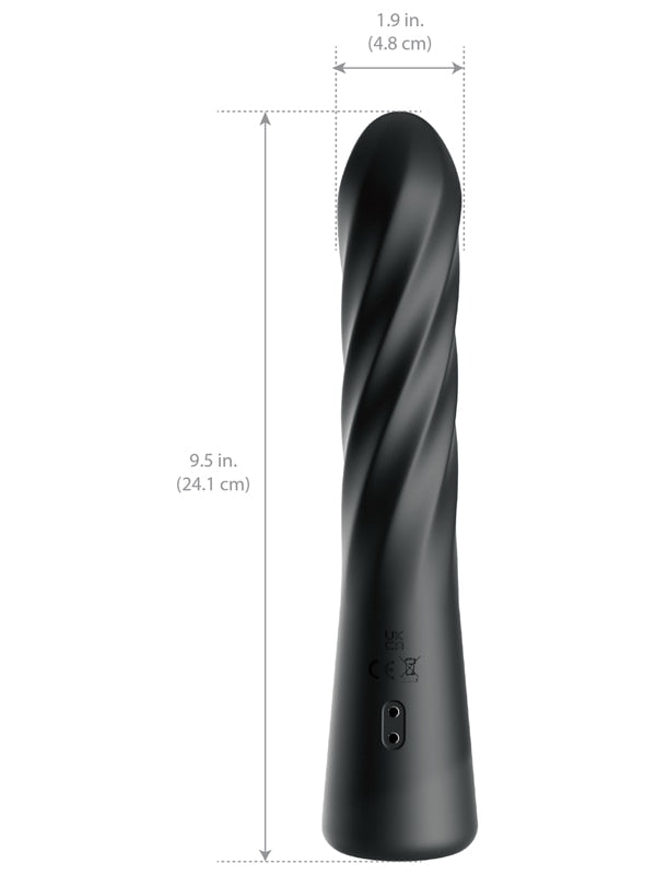 Anal Fantasy Elite Twist Ecstasy Black Anal Fantasy Collection