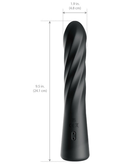 Anal Fantasy Elite Twist Ecstasy Black Anal Fantasy Collection