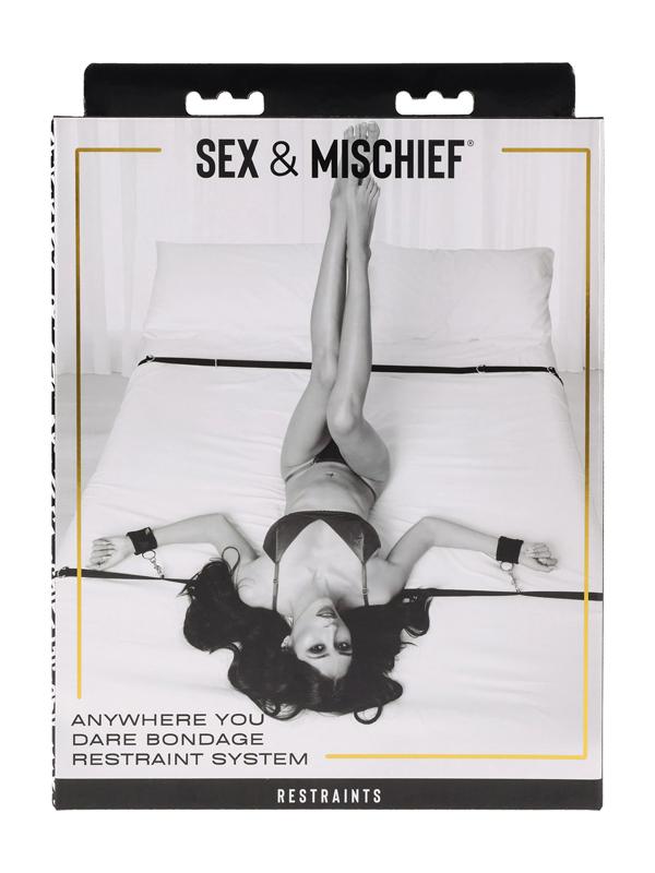 Sex and Mischief Anywhere You Dare Bondage Restraint System Sex And Mischief