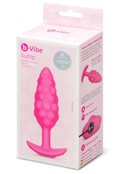 b-Vibe Bump Texture Plug Pink B-Vibe