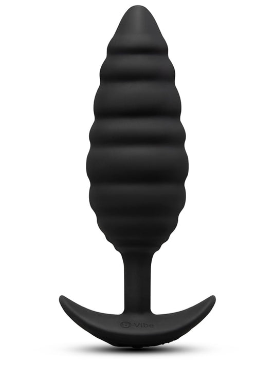 b-Vibe Twist Texture Plug Black