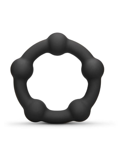b-Vibe Snug Ring Orbit - Nubby Snug Fit Silicone Cock Ring