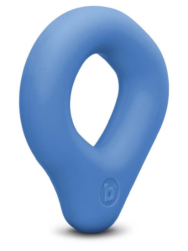 b-Vibe Flex Ring Drip - Silicone Cock Ring - Blue B-Vibe
