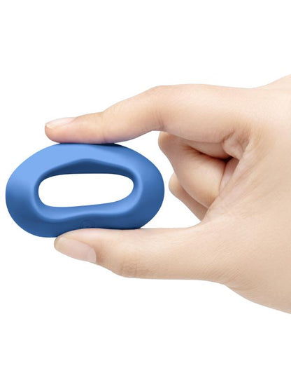 b-Vibe Flex Ring Delta - Silicone Cock Ring - Blue