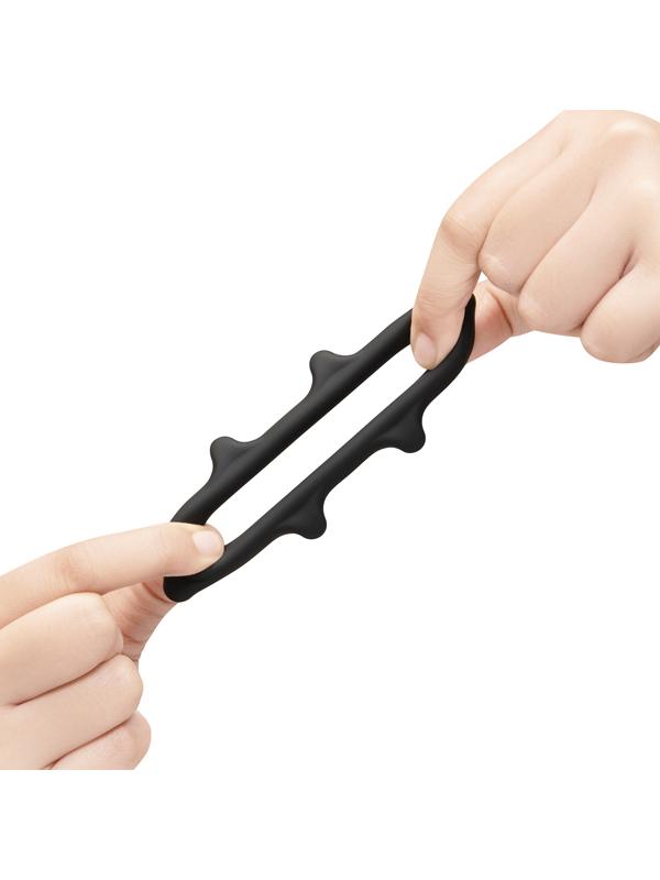 b-Vibe Flex Ring Spike - Silicone Cock Ring B-Vibe