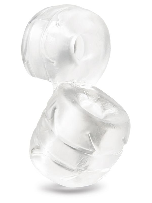 b-Vibe Stretch-Tech Double Barrel - Ultra Stretchy Cock Ring & Ball Stretcher B-Vibe