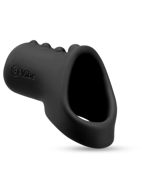 b-Vibe Flex Ring Shaft - Silicone Cock Ring & Ball Stretcher B-Vibe