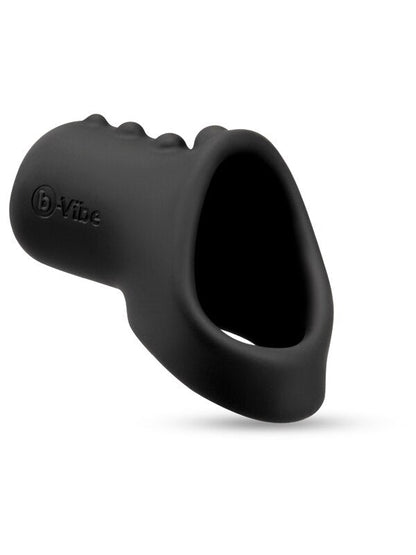 b-Vibe Flex Ring Shaft - Silicone Cock Ring & Ball Stretcher B-Vibe