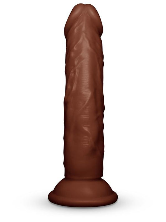 Together Tones 6.75 in. Realistic Dildo - Dark Together