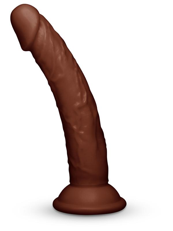 Together Tones 6.75 in. Realistic Dildo - Dark Together