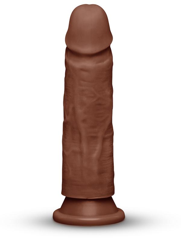 Together Tones 7.75 in. Realistic Dildo - Dark Together