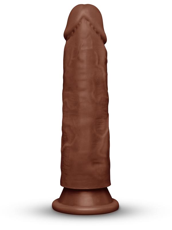 Together Tones 7.75 in. Realistic Dildo - Dark Together