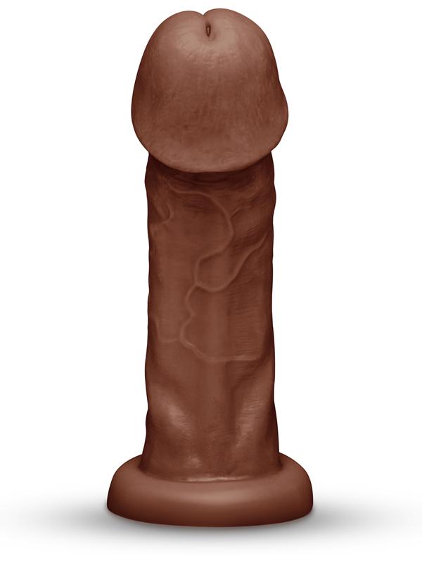 Together Tones 9 in. Realistic Dildo - Dark Together