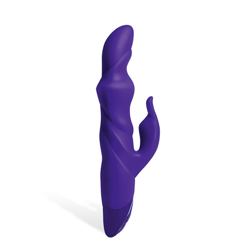 Adam & Eve THE THRUSTER - Purple 25.4 cm (10'') USB Rechargeable Thrusting Rabbit Vibrator Adam & Eve