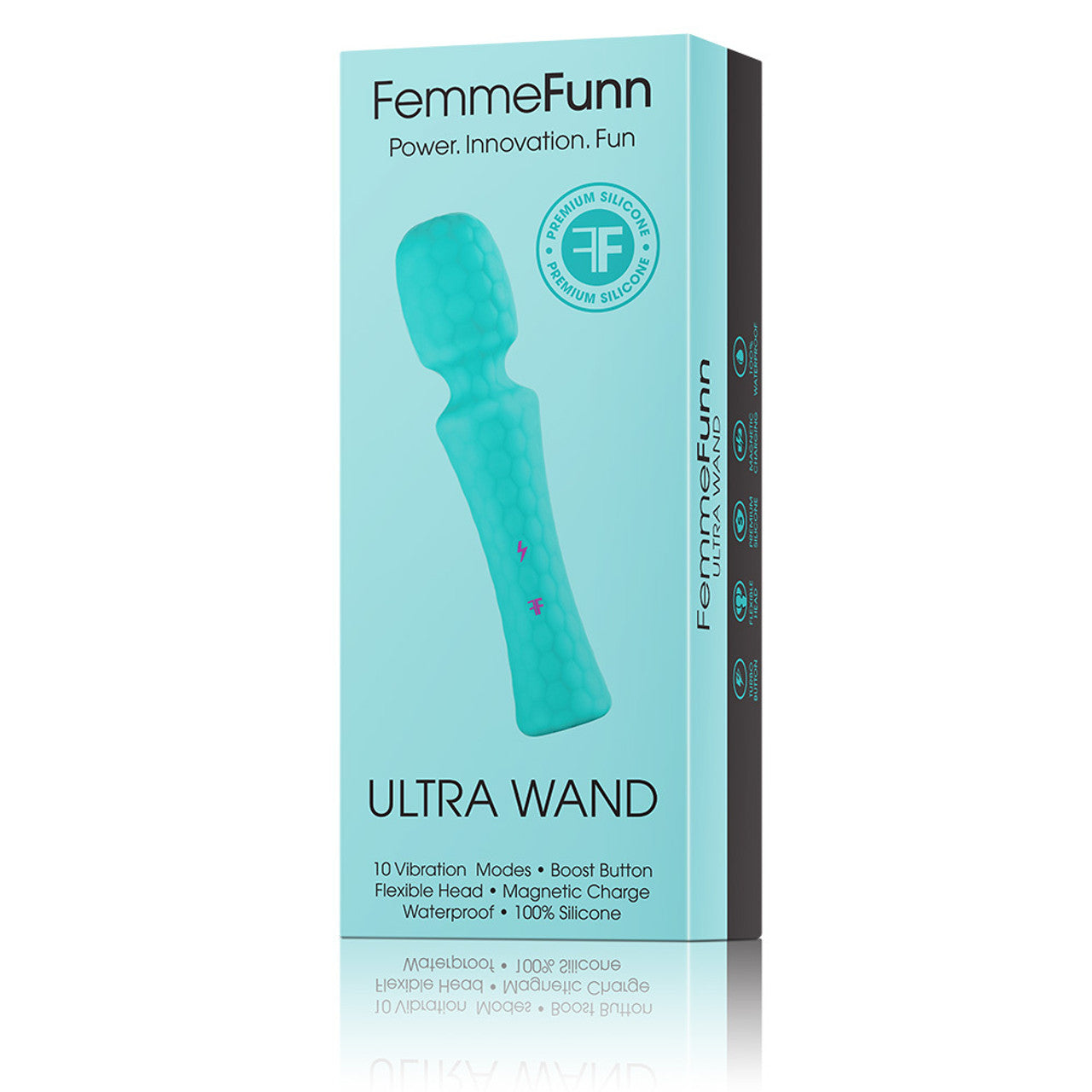 Femme Fun Ultra Wand Vibrator Turquoise - Club X