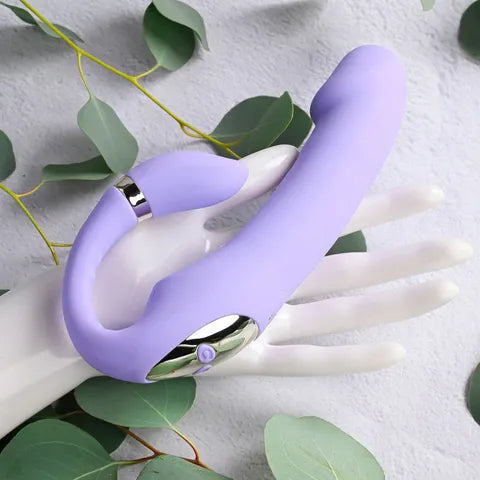 Gender X Orgasmic Orchid Lilac 19 cm USB Rechargeable Strapless-Strap-On  - Club X