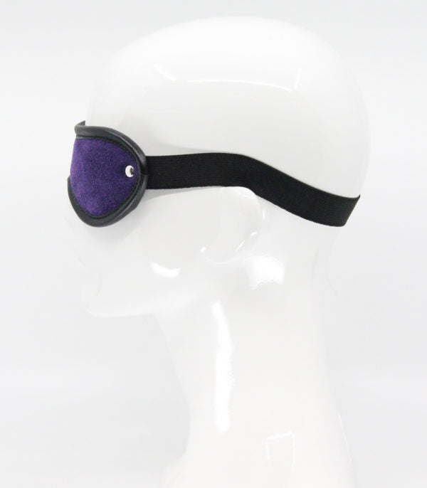 Bli027 Suede Leather Blindfold  - Club X