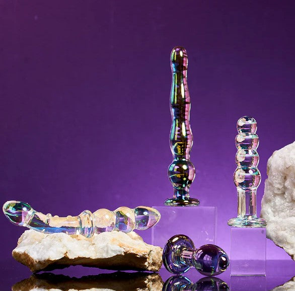 Playboy Pleasure Jewels Plug Glass Butt Plug  - Club X