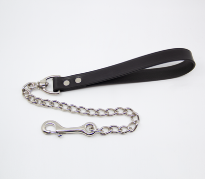 Lea001 Leather & Chain Lead  - Club X