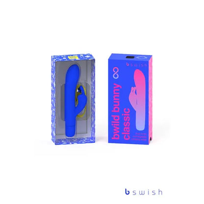 Bwild Classic Bunny Infinite Pacific Blue 15.2 cm USB Rechargeable Rabbit Vibrator  - Club X