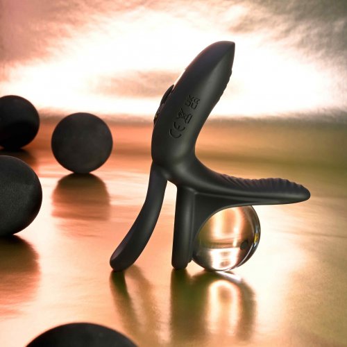 Playboy Pleasure Just Right Silicone Vibrating Cock Ring  - Club X