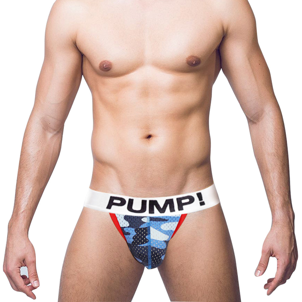 Club Jox Pump Pu186 Blue Jock Strap - Club X