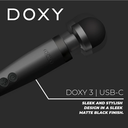 Doxy 3 Usb-C Wand Massager Vibrator  - Club X