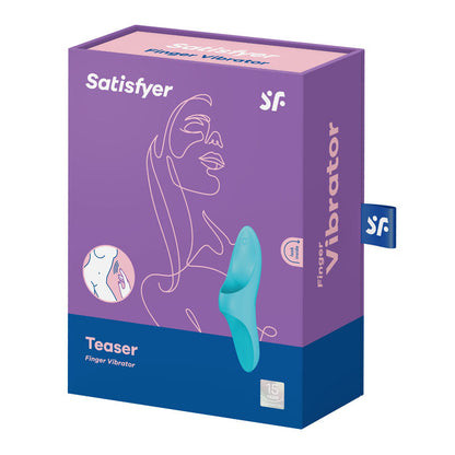 Satisfyer Teaser - Light Blue USB Rechargeable Finger Stimulator Satisfyer