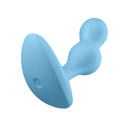 Satisfyer Deep Diver - Light Blue Vibrating Butt Plug with App Control Satisfyer
