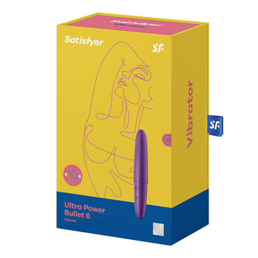 Satisfyer Ultra Power Bullet 6 - Purple USB Rechargeable Bullet Satisfyer