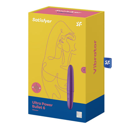 Satisfyer Ultra Power Bullet 6 - Purple USB Rechargeable Bullet Satisfyer