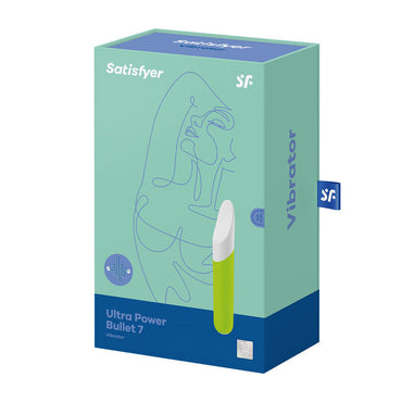 Satisfyer Ultra Power Bullet 7 - Green USB Rechargeable Bullet Satisfyer