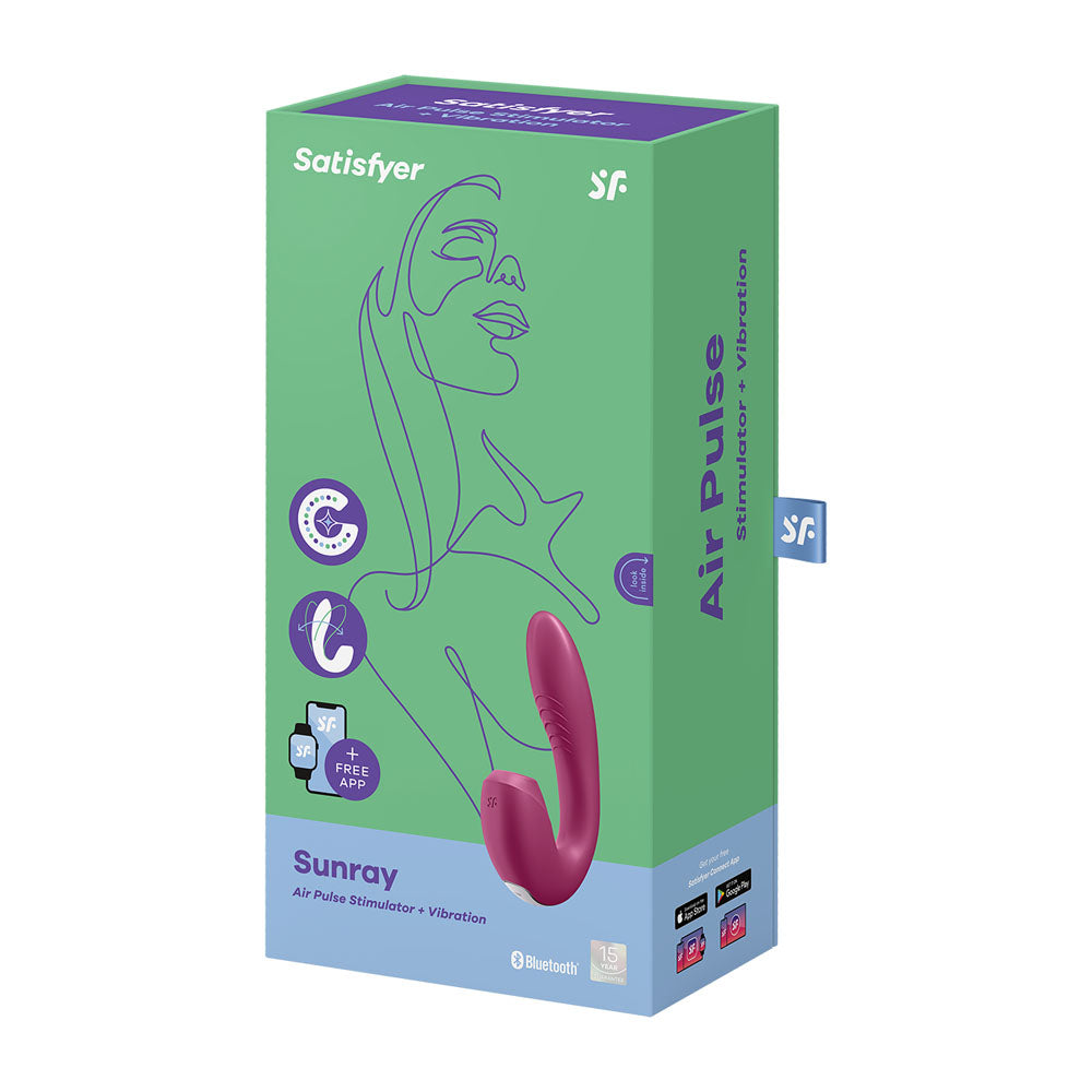 Satisfyer Sunray Vibrator with Air Pulsation - Club X