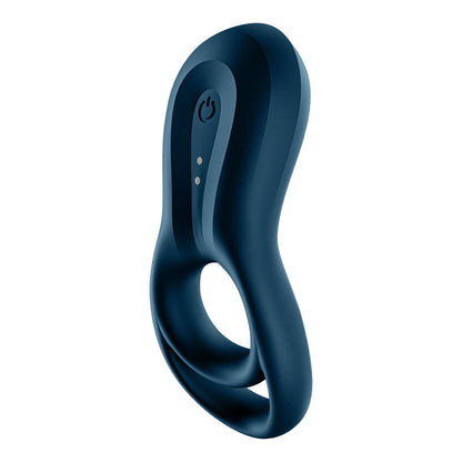 Satisfyer Epic Duo - Navy Blue USB Rechargeable Cock & Balls Ring with App Control Satisfyer