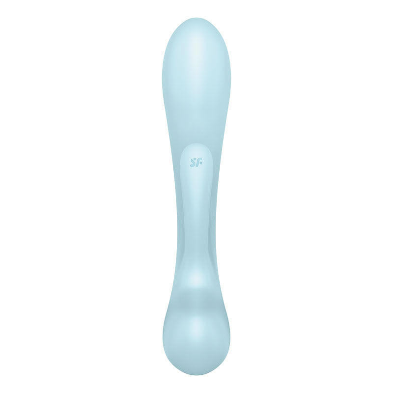 Satisfyer Triple Oh - Light Blue USB Rechargeable Rabbit Vibrator Satisfyer