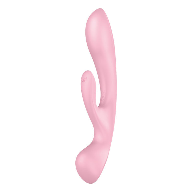 Satisfyer Triple Oh - Pink USB Rechargeable Rabbit Vibrator Satisfyer