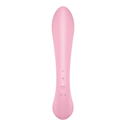 Satisfyer Triple Oh - Pink USB Rechargeable Rabbit Vibrator Satisfyer