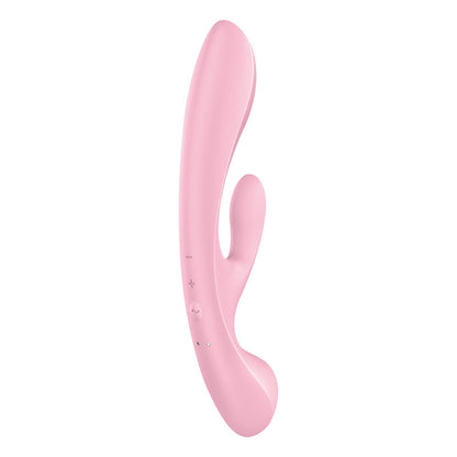 Satisfyer Triple Oh - Pink USB Rechargeable Rabbit Vibrator Satisfyer