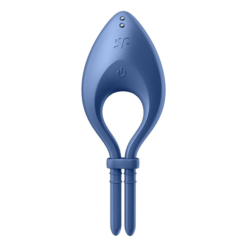 Satisfyer Bullseye - Blue - Blue Vibrating Adjustable Lasso Cock Ring Satisfyer