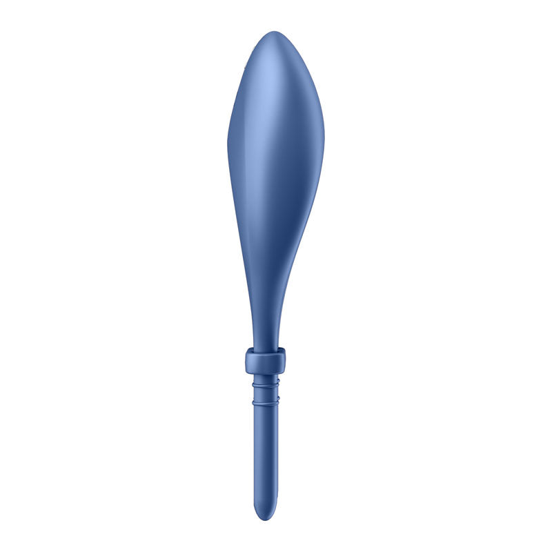 Satisfyer Bullseye - Blue - Blue Vibrating Adjustable Lasso Cock Ring Satisfyer