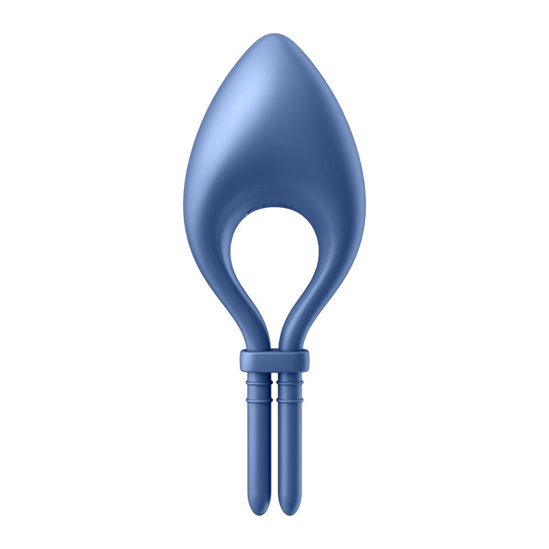 Satisfyer Bullseye - Blue - Blue Vibrating Adjustable Lasso Cock Ring Satisfyer