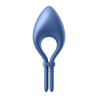 Satisfyer Bullseye - Blue - Blue Vibrating Adjustable Lasso Cock Ring Satisfyer