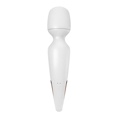 Satisfyer Wand-erland - White - White/Rose Gold USB Rechargeable Massage Wand Satisfyer