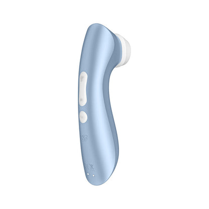Satisfyer Pro 2+ - Blue Touch-Free USB-Rechargeable Clitoral Stimulator with Vibration Satisfyer