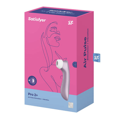 Satisfyer Pro 2+ Purple - Purple Touch-Free USB-Rechargeable Clitoral Stimulator with Vibration Satisfyer