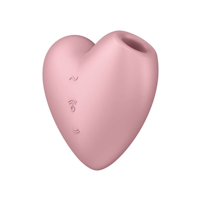 Satisfyer Cutie Heart - Light Pink - Light Pink USB Rechargeable Air Pulsation Stimulator with Vibration Satisfyer